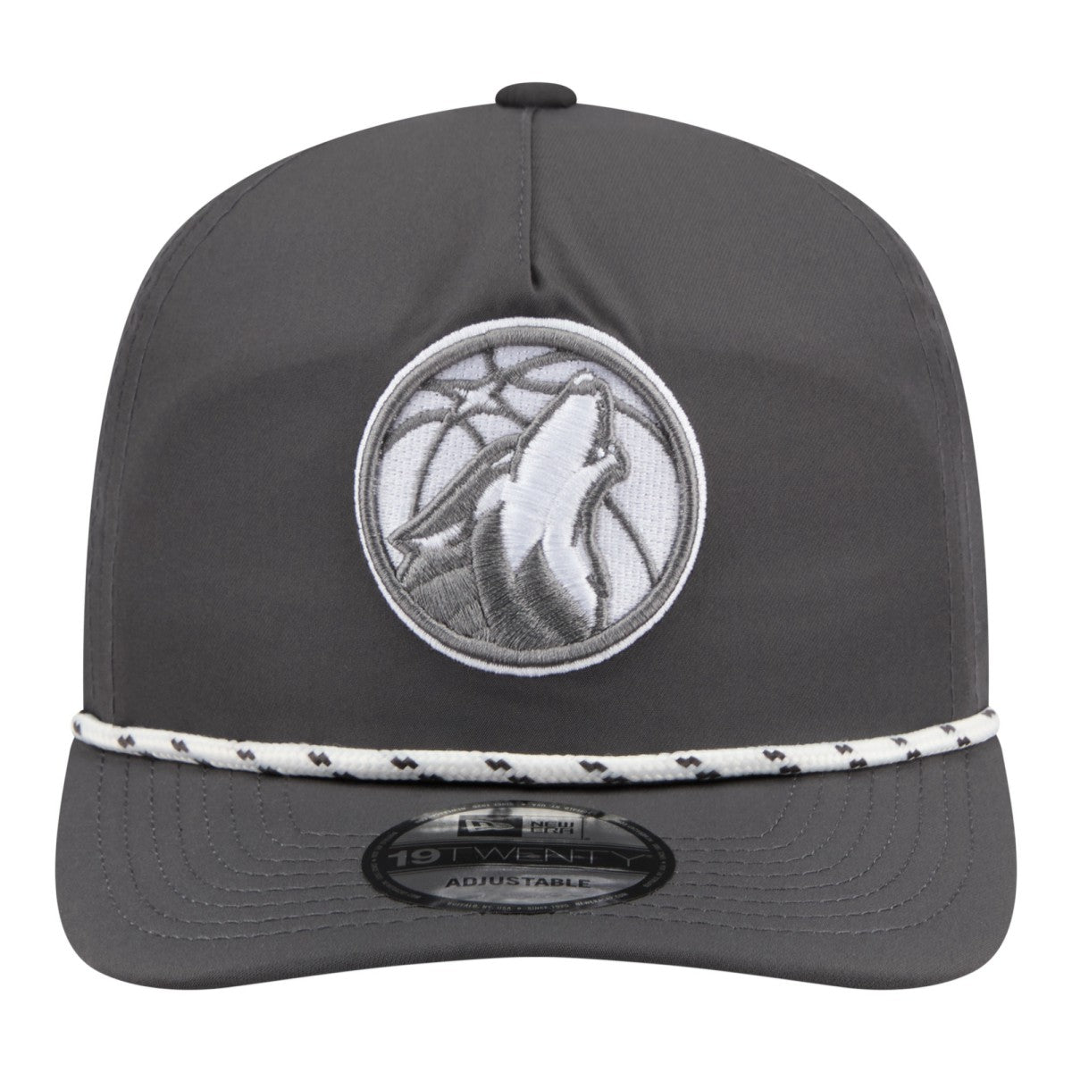 Minnesota Timberwolves Tonal Rope 19TWENTY Adjustable Hat Graphite - New Era