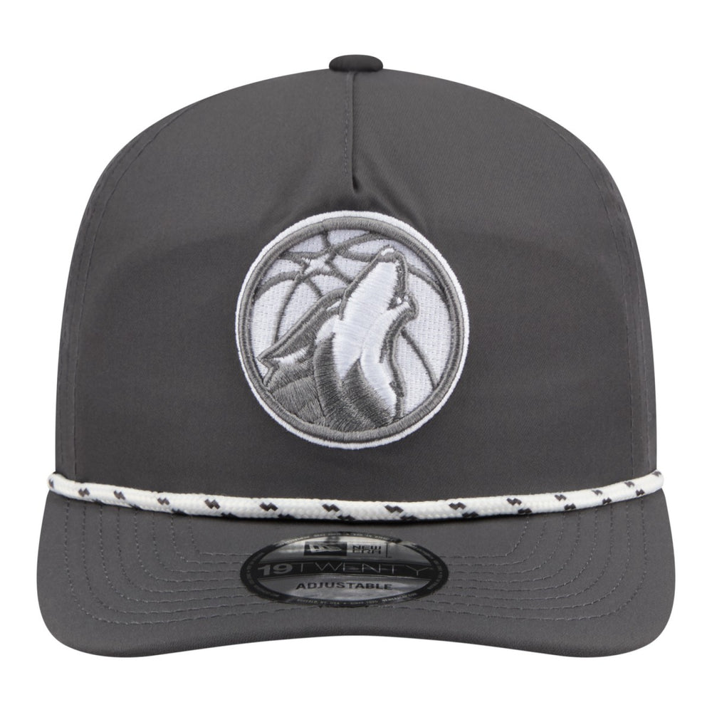 Minnesota Timberwolves Tonal Rope 19TWENTY Adjustable Hat Graphite - New Era