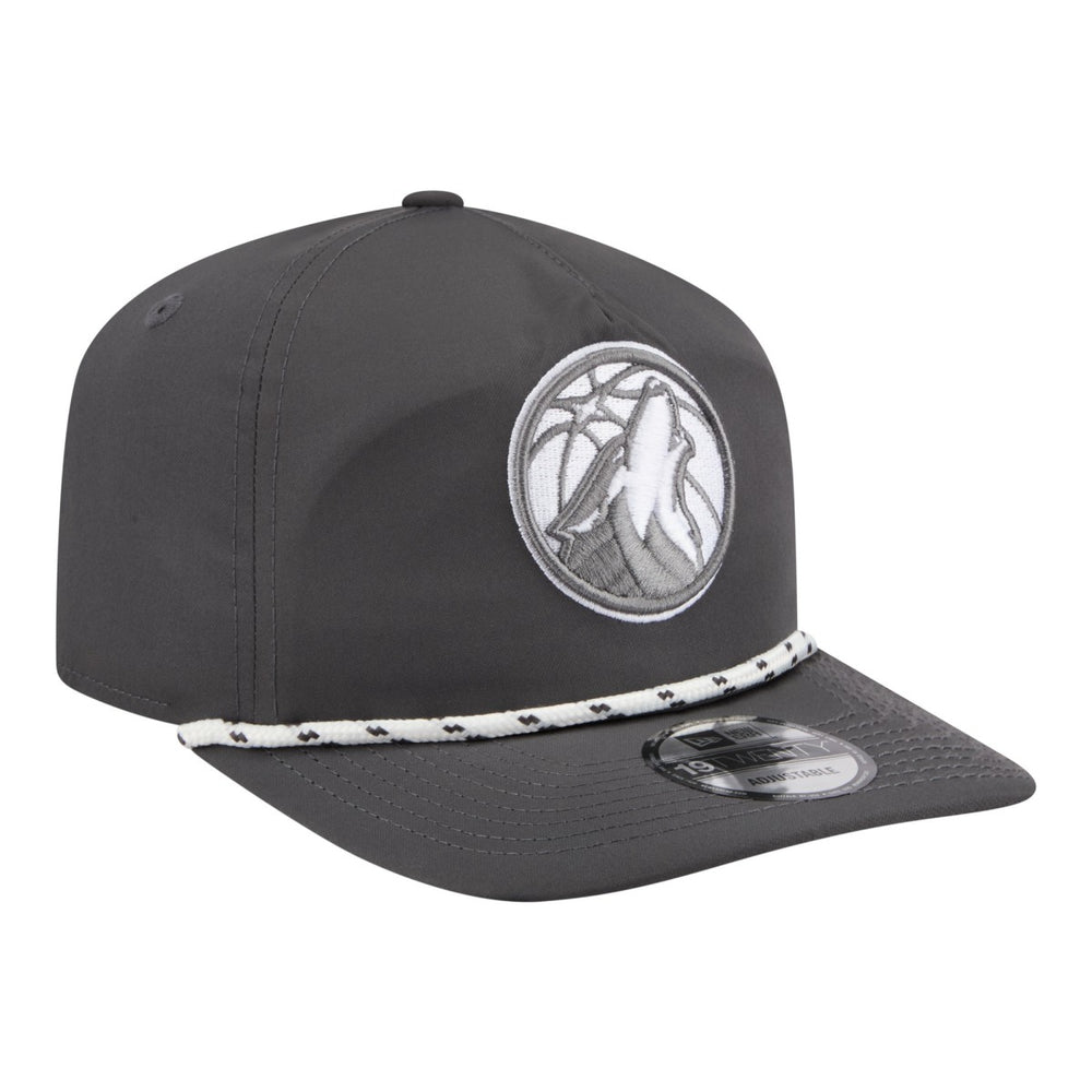 Minnesota Timberwolves Tonal Rope 19TWENTY Adjustable Hat Graphite - New Era