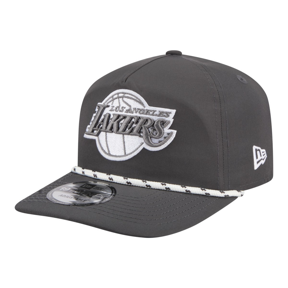 Los Angeles Lakers Tonal Rope 19TWENTY Adjustable Hat Graphite - New Era