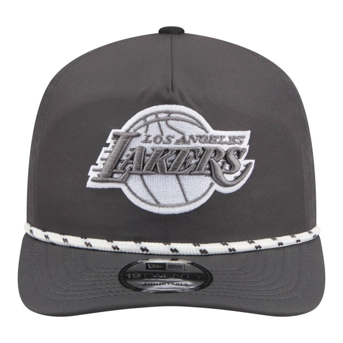 Los Angeles Lakers Tonal Rope 19TWENTY Adjustable Hat Graphite - New Era