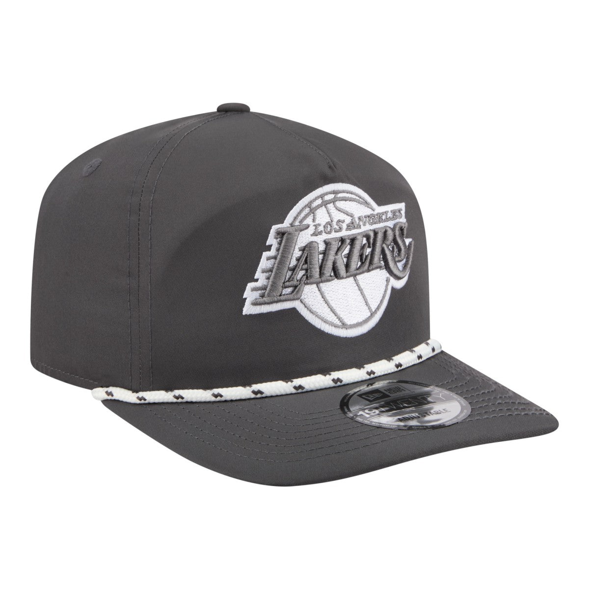 Los Angeles Lakers Tonal Rope 19TWENTY Adjustable Hat Graphite - New Era