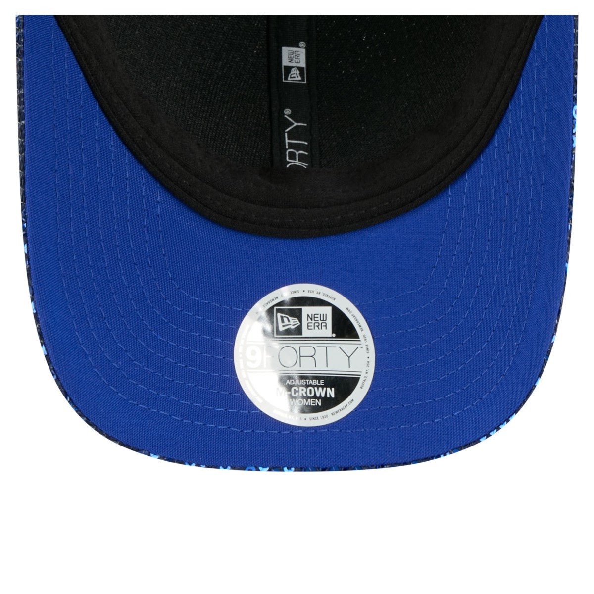 New York Knicks Women's Sequin M-Crown 9FORTY Adjustable Hat Blue - New Era