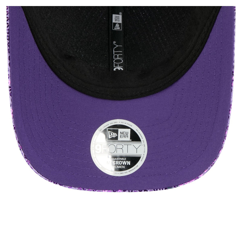 Los Angeles Lakers Women's Sequin M-Crown 9FORTY Adjustable Hat Purple - New Era