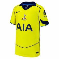 Tottenham Hotspur Youth 2025/26 Third Replica Custom Jersey Yellow - Nike on sale
