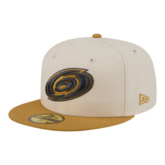 Carolina Hurricanes New Era Colorpack Two-Tone 59FIFTY Fitted Hat - Cream/Tan | US 203294176