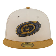 Carolina Hurricanes New Era Colorpack Two-Tone 59FIFTY Fitted Hat - Cream/Tan | US 203294176