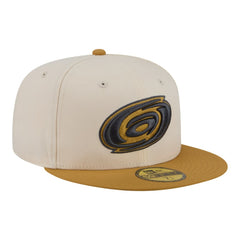 Carolina Hurricanes New Era Colorpack Two-Tone 59FIFTY Fitted Hat - Cream/Tan | US 203294176