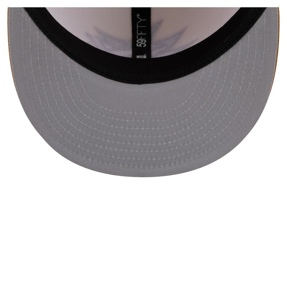 San Jose Sharks New Era Colorpack Two-Tone 59FIFTY Fitted Hat - Cream/Tan | US 203294183