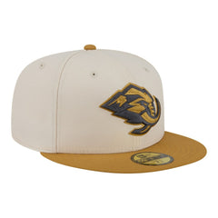 Utah Mammoth New Era Colorpack Two-Tone 59FIFTY Fitted Hat - Cream/Tan | US 203294185