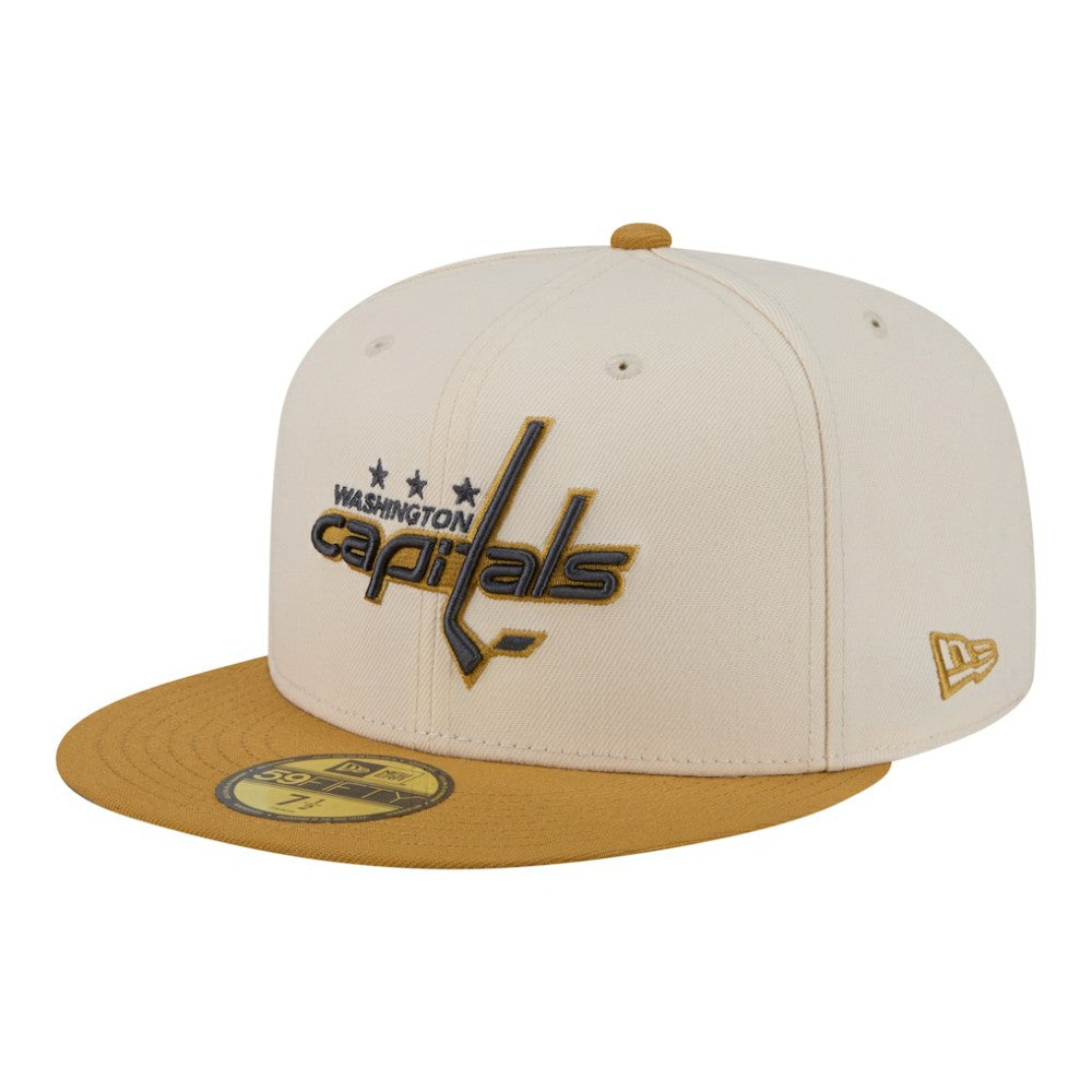 Washington Capitals New Era Colorpack Two-Tone 59FIFTY Fitted Hat - Cream/Tan | US 203294189