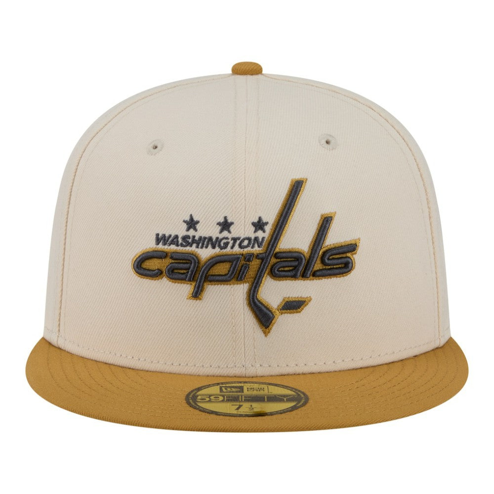 Washington Capitals New Era Colorpack Two-Tone 59FIFTY Fitted Hat - Cream/Tan | US 203294189