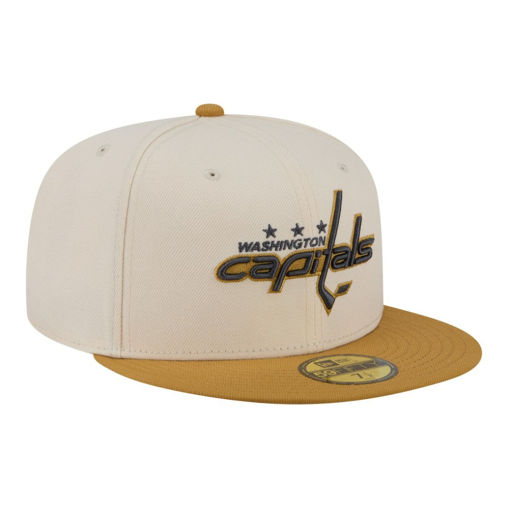 Washington Capitals New Era Colorpack Two-Tone 59FIFTY Fitted Hat - Cream/Tan | US 203294189