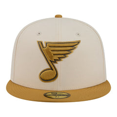 St. Louis Blues New Era Colorpack Two-Tone 59FIFTY Fitted Hat - Cream/Tan | US 203294190