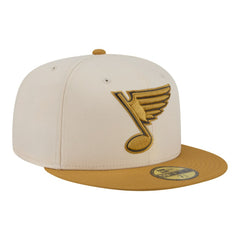 St. Louis Blues New Era Colorpack Two-Tone 59FIFTY Fitted Hat - Cream/Tan | US 203294190