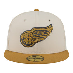 Detroit Red Wings New Era Colorpack Two-Tone 59FIFTY Fitted Hat - Cream/Tan | US 203294198