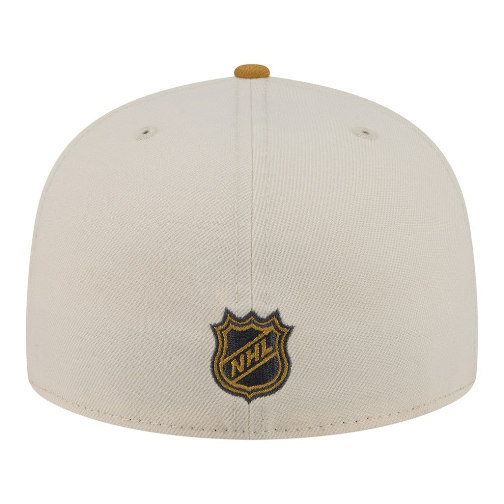 Edmonton Oilers New Era Colorpack Two-Tone 59FIFTY Fitted Hat - Cream/Tan | US 203294200