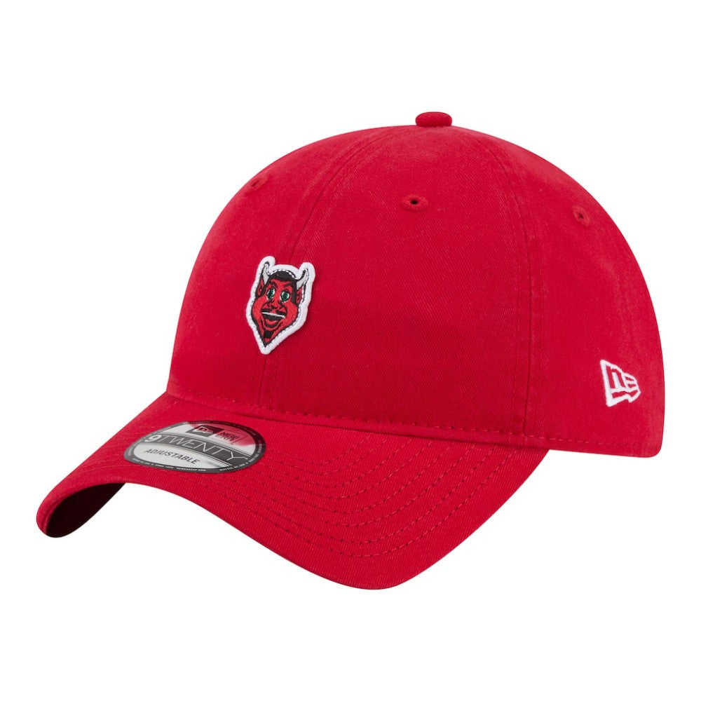 New Jersey Devils New Era Unisex Mascot Patch 9TWENTY Adjustable Hat - Red | US 203294233