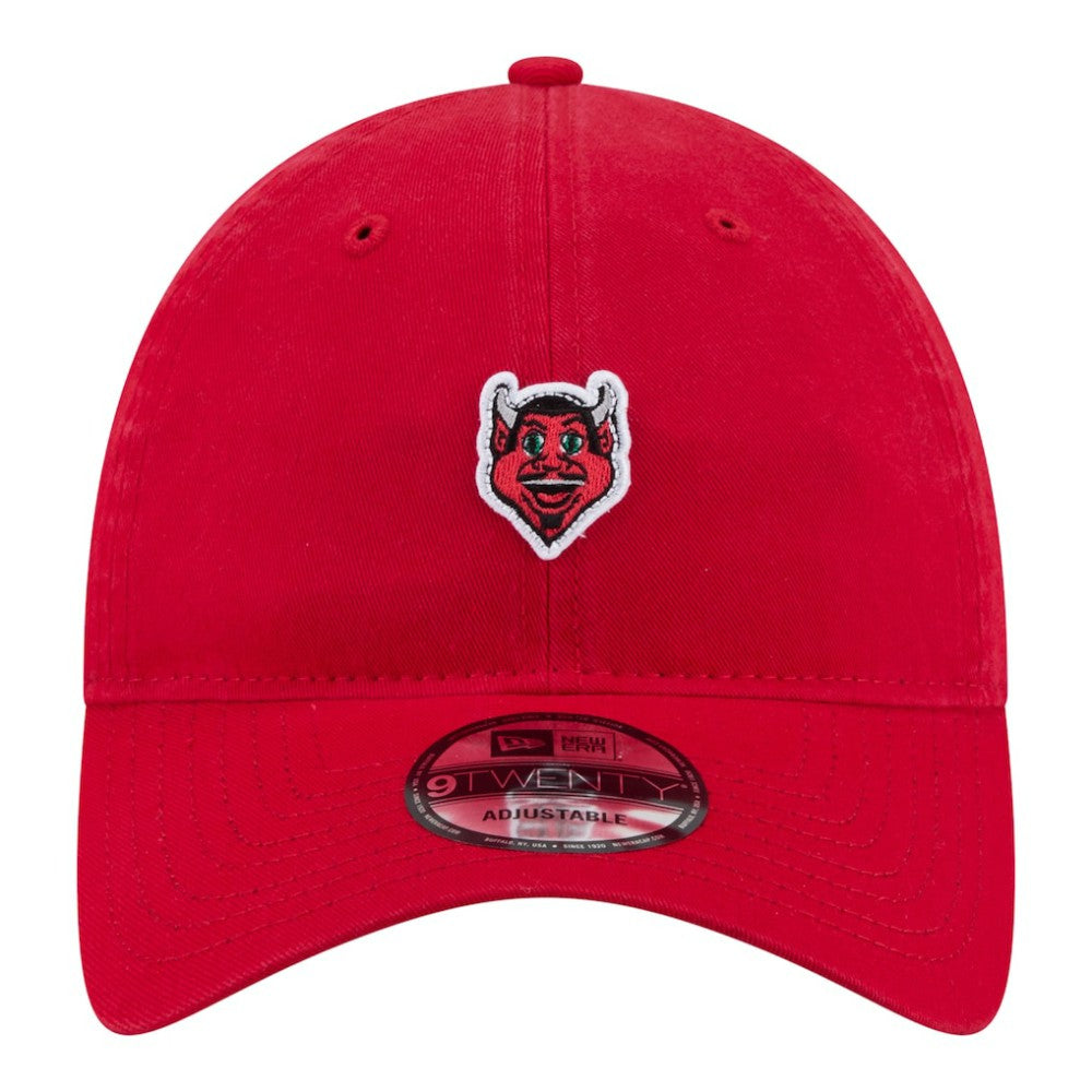 New Jersey Devils New Era Unisex Mascot Patch 9TWENTY Adjustable Hat - Red | US 203294233