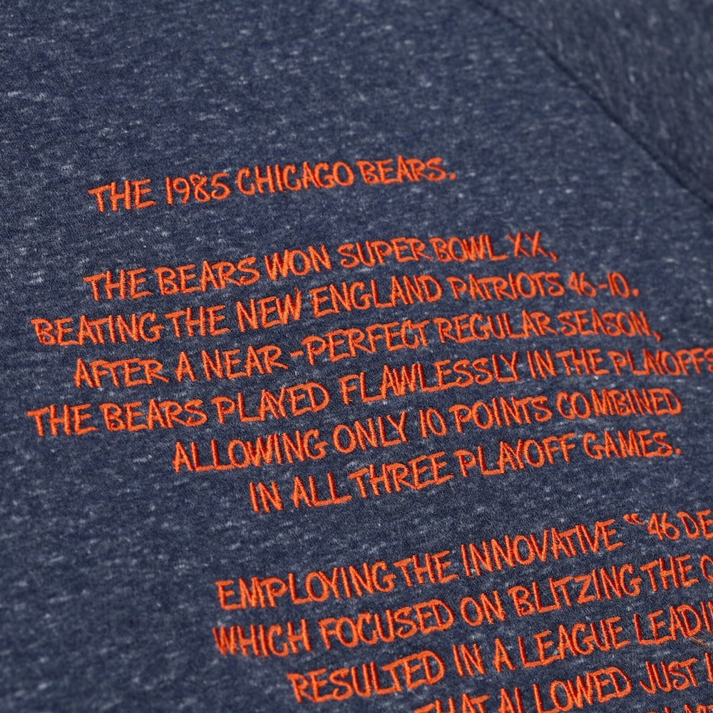 Chicago Bears 1985 Super Bowl Champions Winning Streak Hoodie - Navy Hoodies
