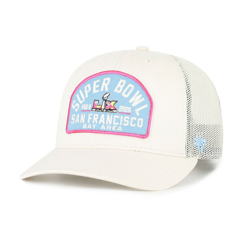 Super Bowl LX '47 Leland Adjustable Trucker Hat - Natural Hats