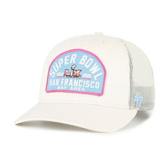 Super Bowl LX '47 Leland Adjustable Trucker Hat - Natural Hats