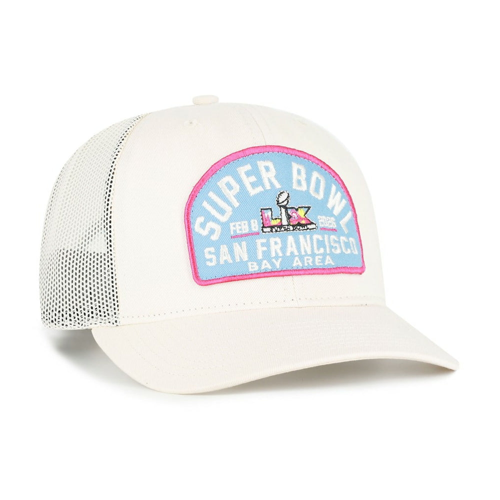 Super Bowl LX '47 Leland Adjustable Trucker Hat - Natural Hats