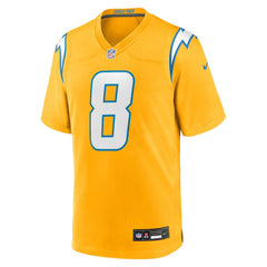 Omarion Hampton Los Angeles Chargers Alternate Charger Power Game Player Jersey - Gold Jerseys