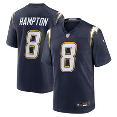 Omarion Hampton Los Angeles Chargers Alternate Super Chargers Game Player Jersey - Navy Jerseys