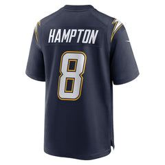 Omarion Hampton Los Angeles Chargers Alternate Super Chargers Game Player Jersey - Navy Jerseys