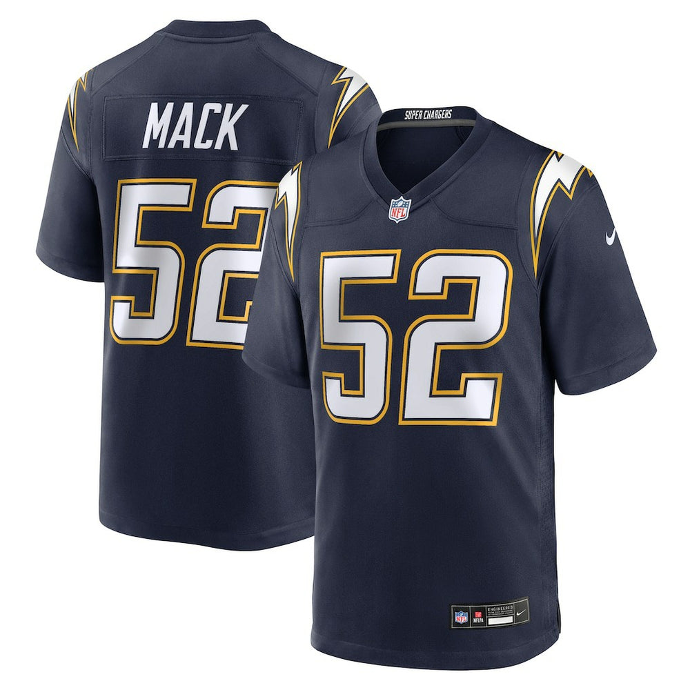 Khalil Mack Los Angeles Chargers Alternate Super Chargers Game Player Jersey - Navy Jerseys