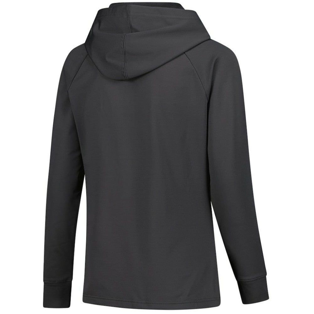 Connor Bedard Chicago Blackhawks Levelwear Women's Impression Name & Number Raglan Hoodie - Charcoal | US 203294810