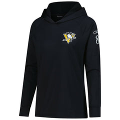 Sidney Crosby Pittsburgh Penguins Levelwear Women's Impression Name & Number Raglan Hoodie - Black | US 203294811