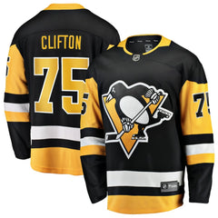 Connor Clifton Pittsburgh Penguins Fanatics Home Breakaway Jersey - Black | US 203295001