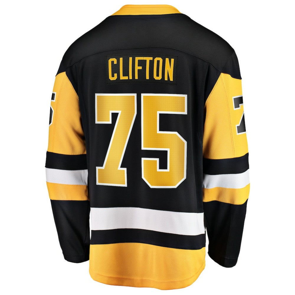 Connor Clifton Pittsburgh Penguins Fanatics Home Breakaway Jersey - Black | US 203295001