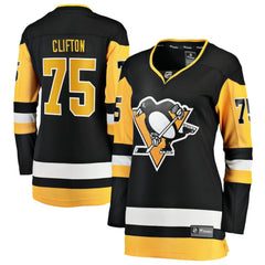 Connor Clifton Pittsburgh Penguins Fanatics Women's Home Breakaway Jersey - Black | US 203295002