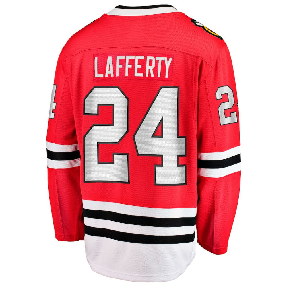 Sam Lafferty Chicago Blackhawks Fanatics Home Breakaway Jersey - Red | US 203295003
