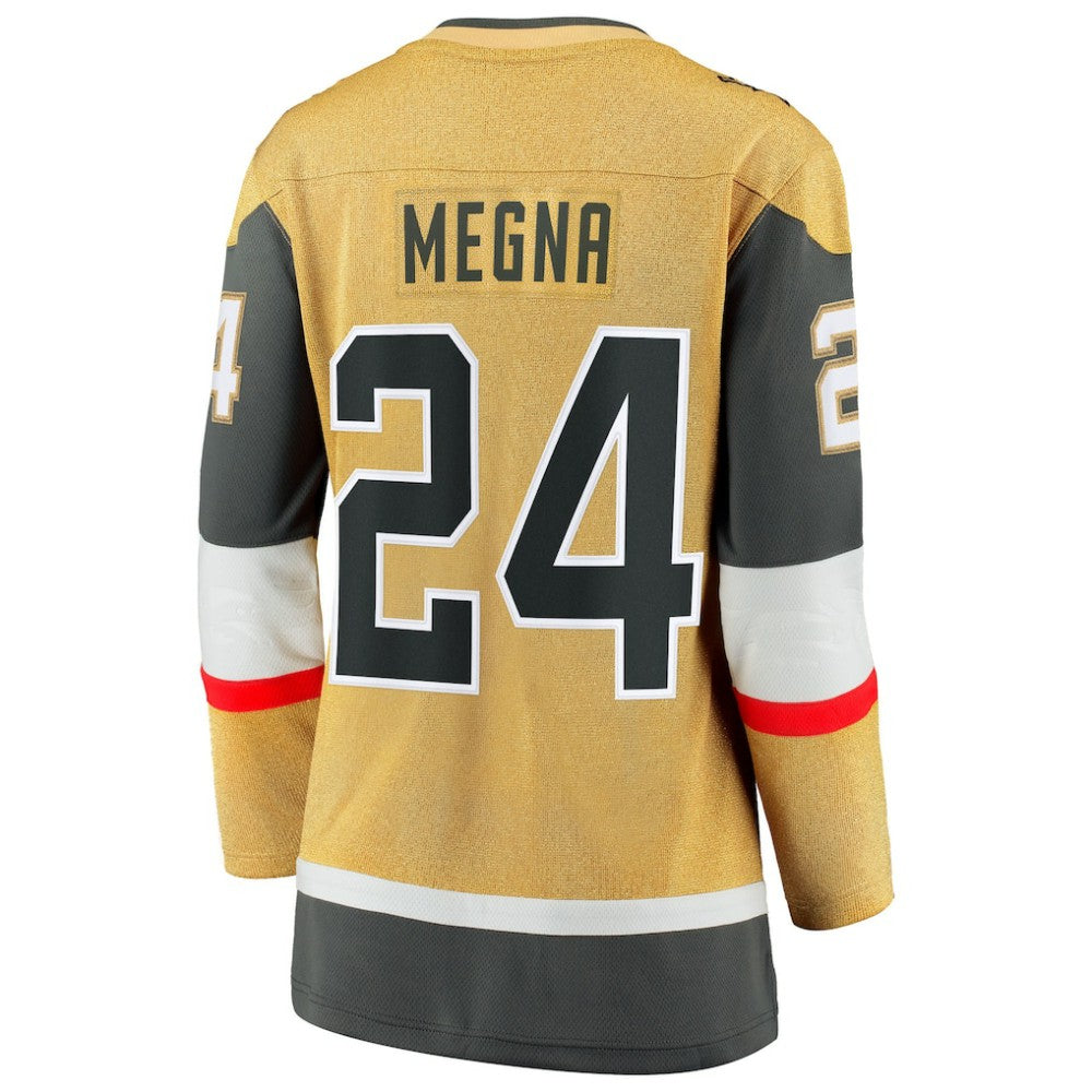 Jaycob Megna Vegas Golden Knights Fanatics Women's Home Breakaway Jersey - Gold | US 203295011