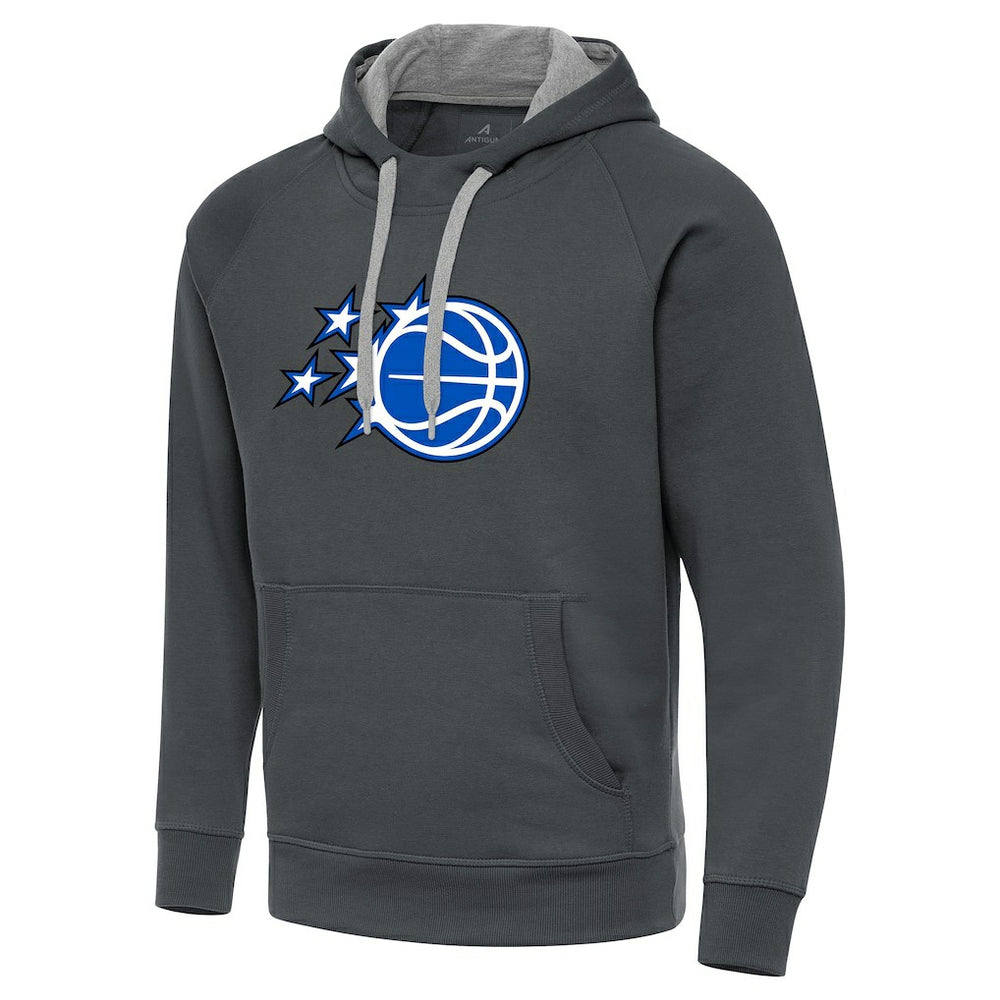 Orlando Magic Antigua New Logo Victory Pullover Hoodie Charcoal outlet