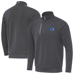 Orlando Magic Antigua New Logo Generation Quarter-Zip Pullover Top Pewter - New Era