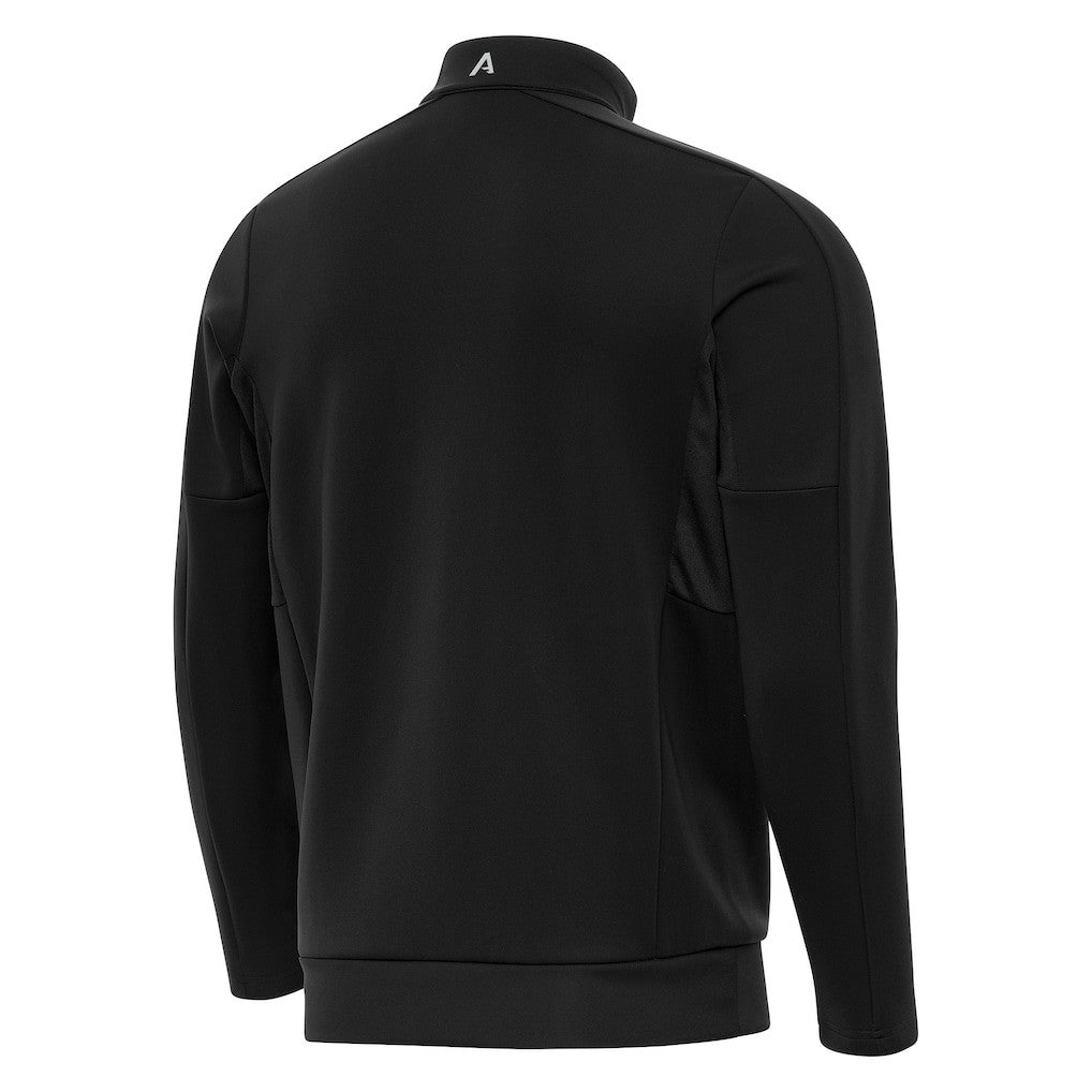 Orlando Magic Antigua New Logo Generation Quarter-Zip Pullover Top Black - New Era