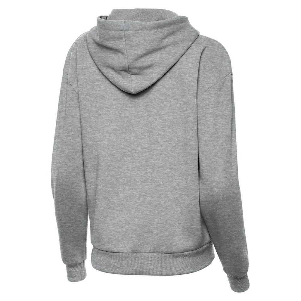 Orlando Magic Antigua Women's New Logo Victory Pullover Hoodie Heather Gray