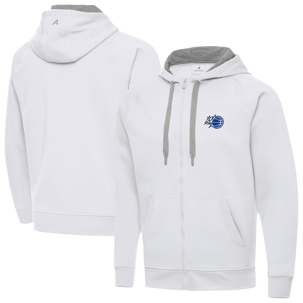 Orlando Magic Antigua New Logo Tall Victory Full-Zip Hooded Sweatshirt White outlet