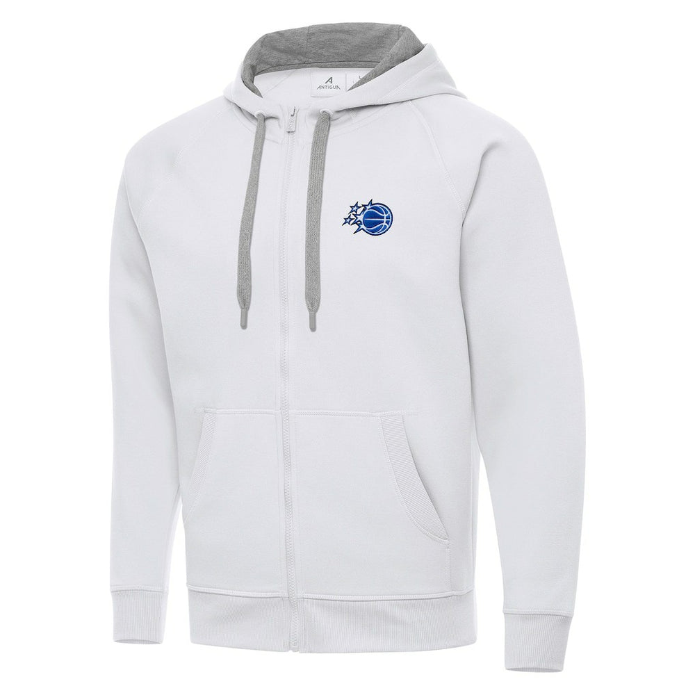Orlando Magic Antigua New Logo Tall Victory Full-Zip Hooded Sweatshirt White outlet
