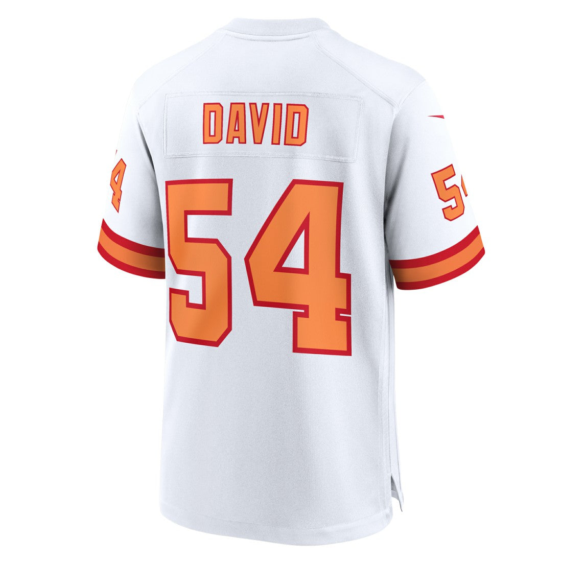 Lavonte David '76 Tampa Bay Buccaneers 50th Season Game Jersey - White Jerseys
