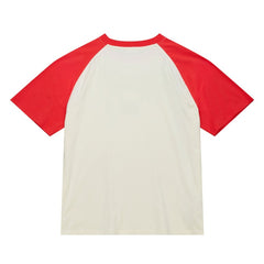 Pittsburgh Pirates Mitchell & Ness Women's Boyfriend Raglan T-Shirt - Cream T-shirts