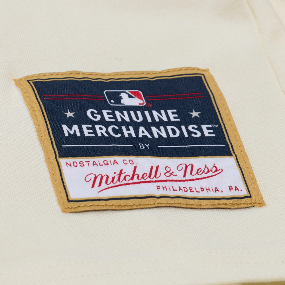 Cincinnati Reds Mitchell & Ness Women's Boyfriend Raglan T-Shirt - Cream T-shirts