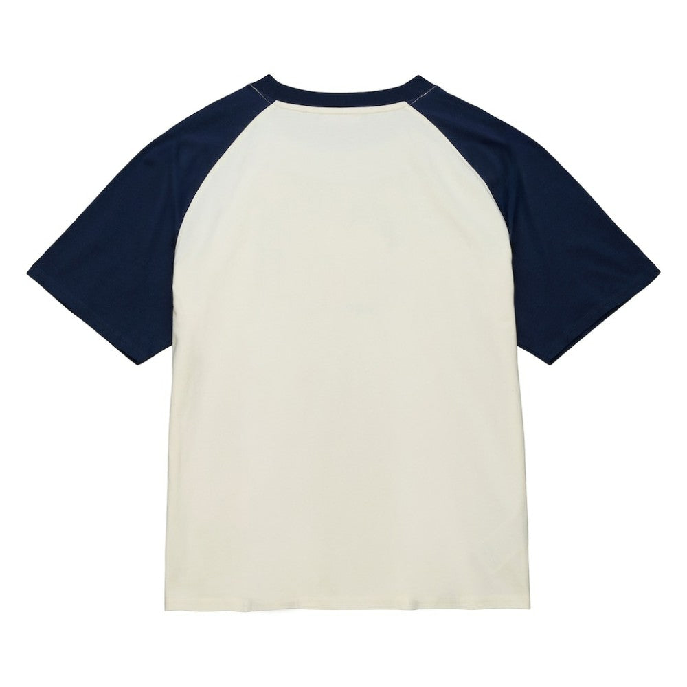 Atlanta Braves Mitchell & Ness Women's Boyfriend Raglan T-Shirt - Cream T-shirts