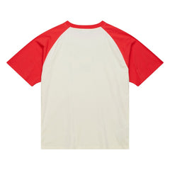Boston Red Sox Mitchell & Ness Women's Boyfriend Raglan T-Shirt - Cream T-shirts