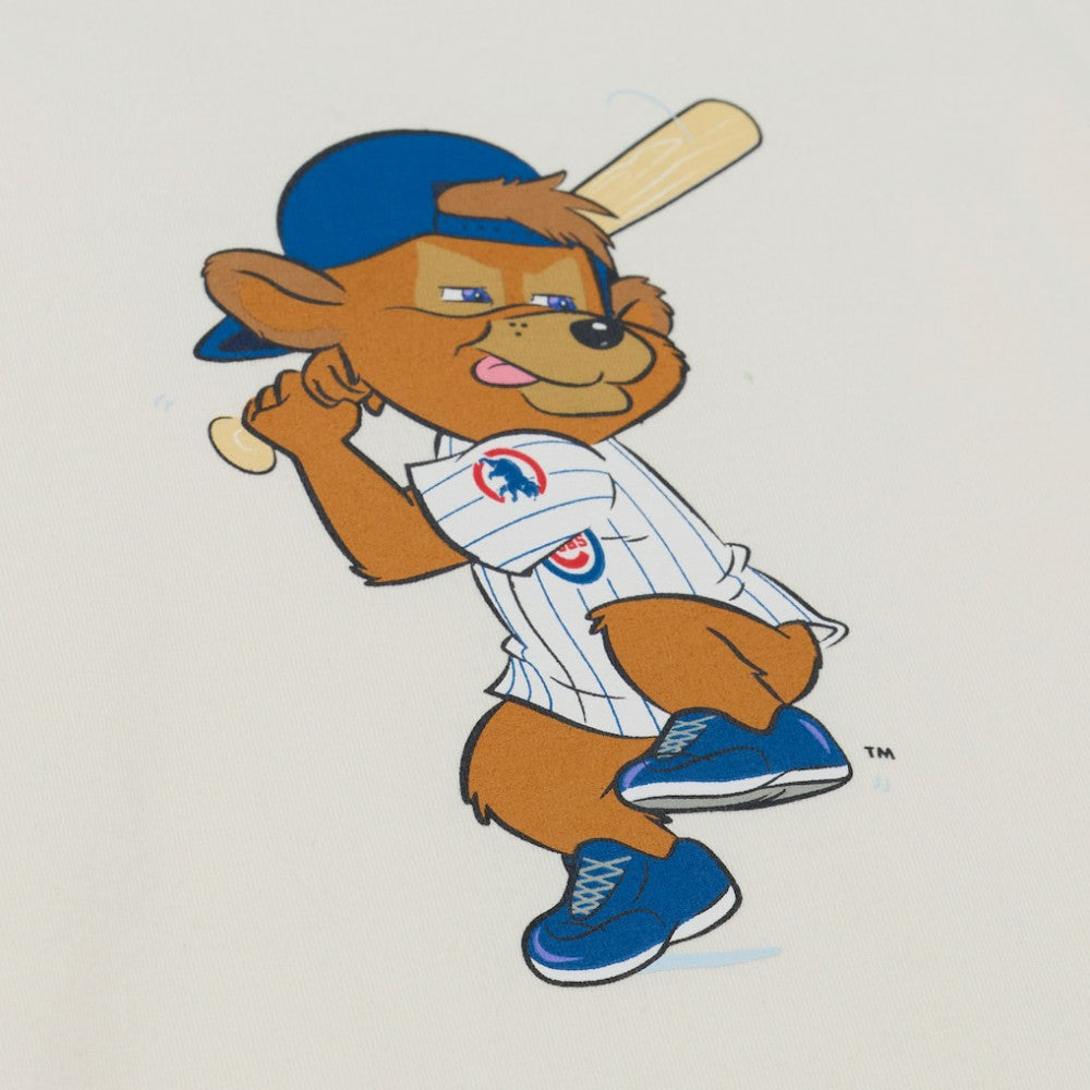 Chicago Cubs Mitchell & Ness Women's Boyfriend Raglan T-Shirt - Cream T-shirts